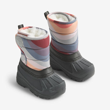 Wheat Footwear Winterboot Winty Winter Footwear 1236 rainbow waves