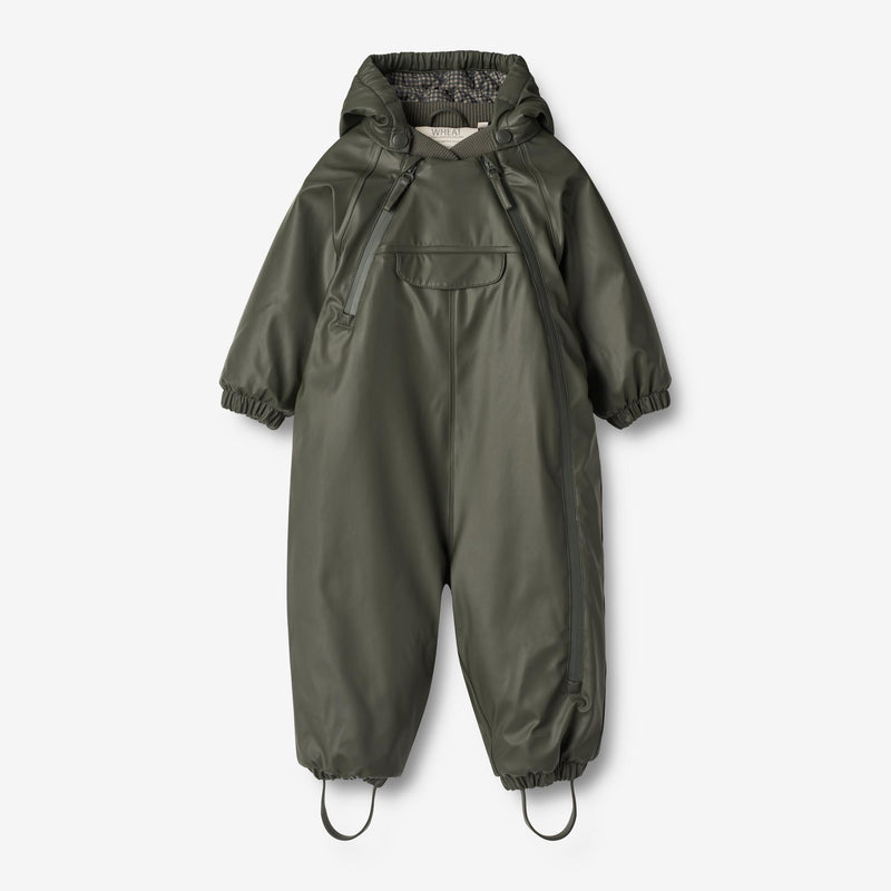 Wheat Outerwear Wintersuit Evig | Baby Snowsuit 0025 black coal