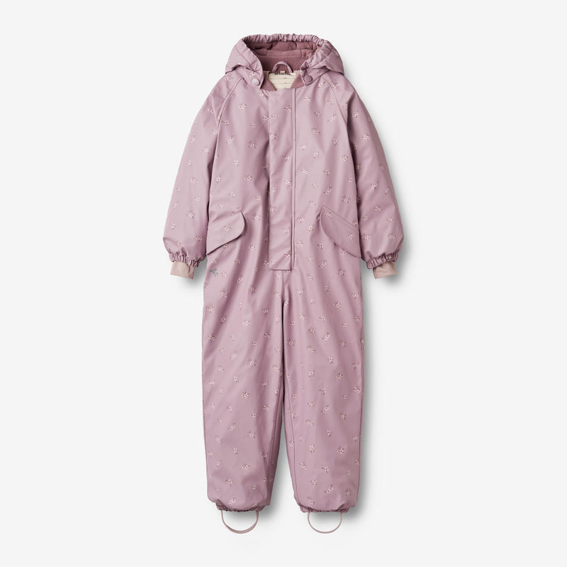 Wheat Outerwear Wintersuit Ludo Snowsuit 1353 soft lilac flowers