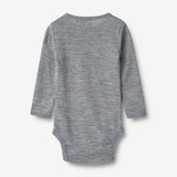 Wheat SMU Wool Body L/S Lucca Body 0224 melange grey