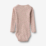 Wheat Main Wool Body L/S Lucca Body 1359 pale lilac flowers