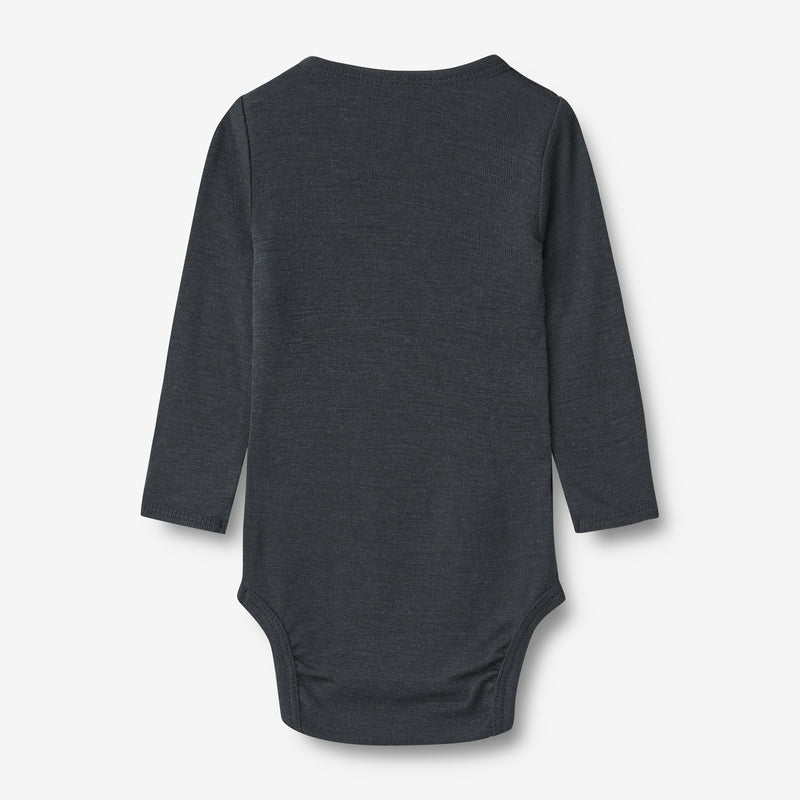 Wheat Wool Wool Body L/S Lucca Underwear/Bodies 1432 navy