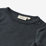 Wheat Wool Wool Body L/S Lucca Underwear/Bodies 1432 navy