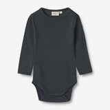 Wheat Wool Wool Body L/S Lucca Underwear/Bodies 1432 navy