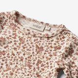 Wheat Wool Wool Body L/S Lucca Underwear/Bodies 2475 rose flowers