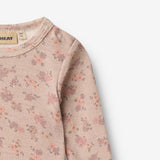Wheat Wool Wool Body L/S Lucca Underwear/Bodies 1358 lilac flowers