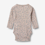 Wheat Wool Wool Body L/S Lucca Underwear/Bodies 1481 blue flowers
