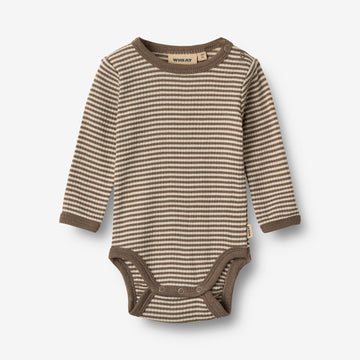 Wheat Main Wool Body L/S Lucca Body 9578 wood stripe
