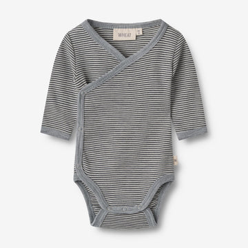 Wheat Wool Wool Body L/S Willow Underwear/Bodies 1433 navy stripe