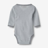 Wheat Wool Wool Body L/S Willow Underwear/Bodies 1522 cloudy sky stripe