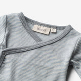 Wheat SMU Wool Body L/S Willow Underwear/Bodies 1522 cloudy sky stripe