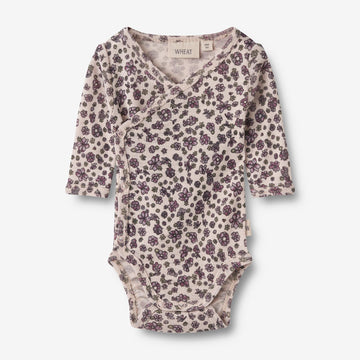 Wheat Wool Wool Body L/S Willow Underwear/Bodies 1114 autumn flowers
