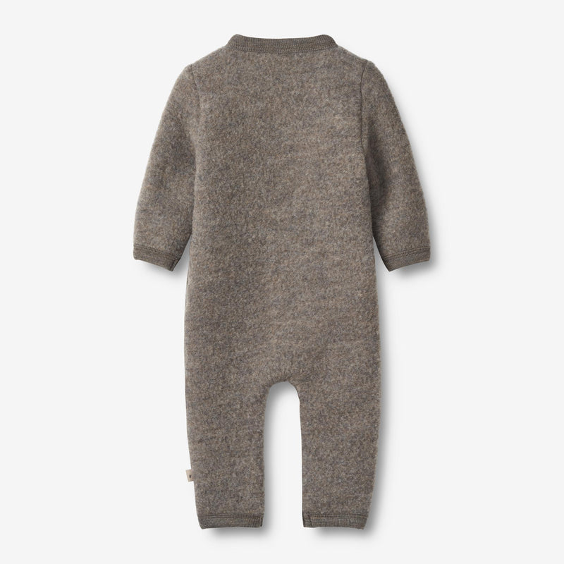 Wheat Wool Wool Feece Suit Levi Jumpsuit 3015 brown melange