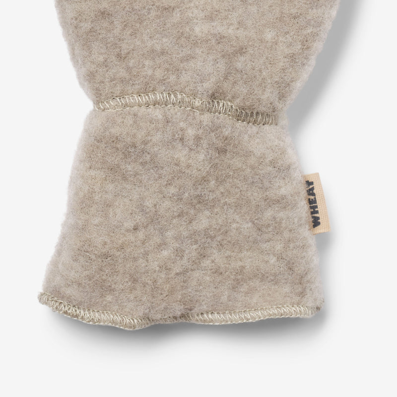 Wheat Wool Wool Fleece Miitens Jay Accessory 3204 khaki melange