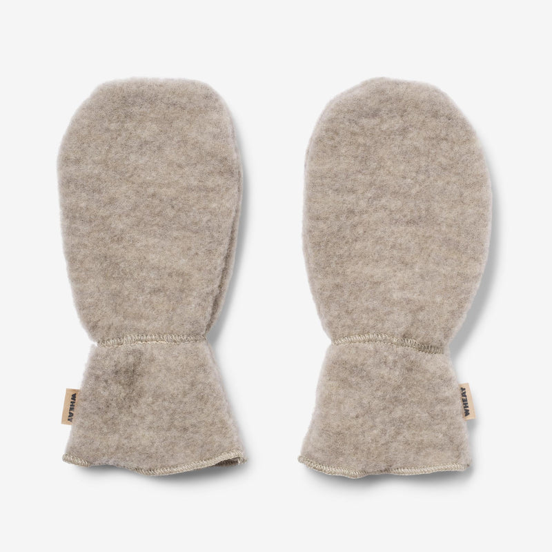 Wheat Wool Wool Fleece Miitens Jay Accessory 3204 khaki melange