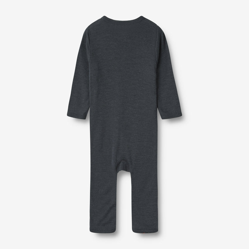 Wheat Wool Wool Jumpsuit L/S Dusty Jumpsuit 1432 navy