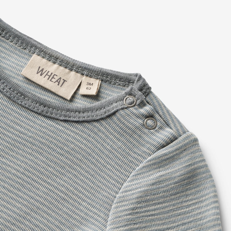 Wheat Wool Wool Jumpsuit L/S Haven Jumpsuit 1522 cloudy sky stripe