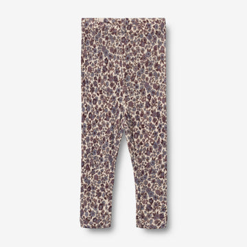 Wheat Wool Wool Leggings | Baby Leggings 1493 purple flowers