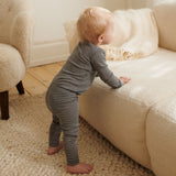 Wheat SMU Wool Leggings Agi | Baby Legging 1433 navy stripe