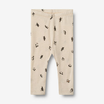 Wheat Wool Wool Leggings Agi | Baby Legging 9564 penguins