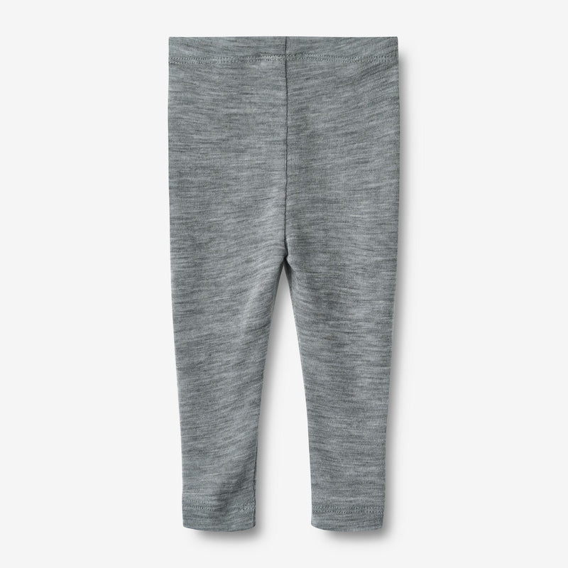 Wheat Wool Wool Leggings Agi | Baby Legging 0224 melange grey