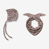 Wheat Wool Wool Scarf & Cap Billie | Baby Acc 1493 purple flowers