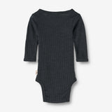 Wheat SMU Wool Silk Body L/S Willow Underwear/Bodies 1432 navy