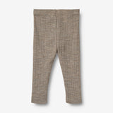 Wheat SMU Wool/Silk Leggings Agi | Baby Legging 3204 khaki melange