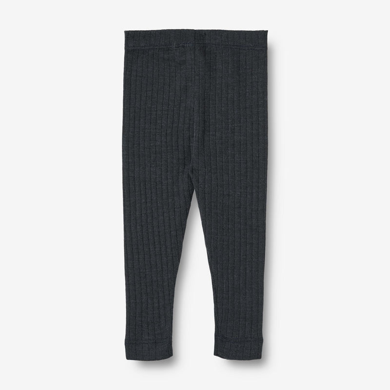 Wheat Wool Wool/Silk Leggings Agi | Baby Legging 1432 navy