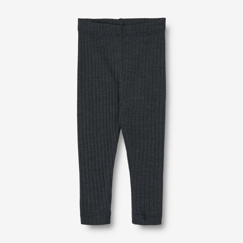 Wheat Wool Wool/Silk Leggings Agi | Baby Legging 1432 navy