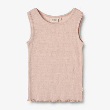 Wheat Wool Wool Silk Singlet Cilia Jersey Tops and T-Shirts 1356 pale lilac