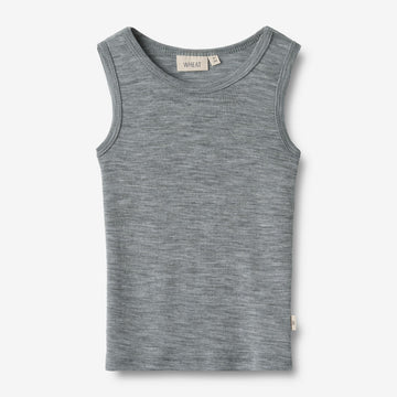 Wheat Wool Wool Singlet Iggy T-Shirt 0224 melange grey