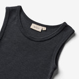 Wheat SMU Wool Singlet Iggy T-Shirt 1432 navy