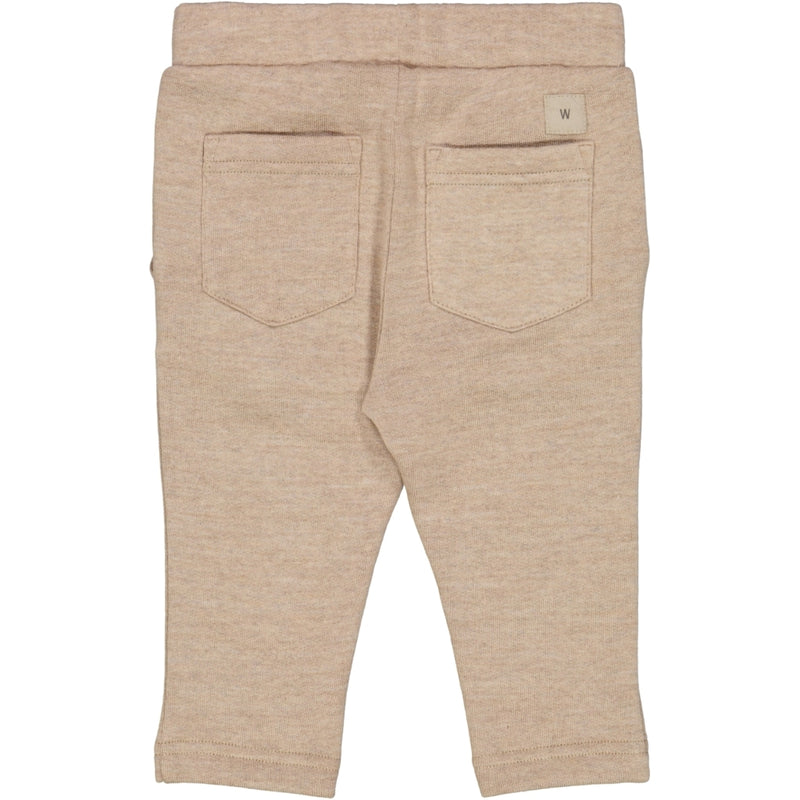 Wheat Wool Sweat Pants Petri Trousers 3204 khaki melange