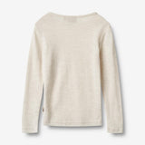 Wheat Wool Wool T-Shirt L/S Alfie T-Shirt 1141 eggshell melange