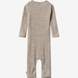 Wheat Main Wool silk jumpsuit Frankie Jumpsuit 3204 khaki melange