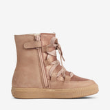 Wheat Footwear Woolie Tex Lace Shine Winter Footwear 2031 rose dawn