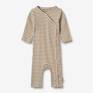 Wheat Main Wrapsuit Everest Jumpsuit 9570 stone stripe