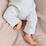 Wheat Main Wrapsuit L/S Everest Jumpsuit 0224 melange grey