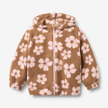 Wheat Outerwear Zip Fleece Milla Sweatshirt 9788 warm hazel flowers